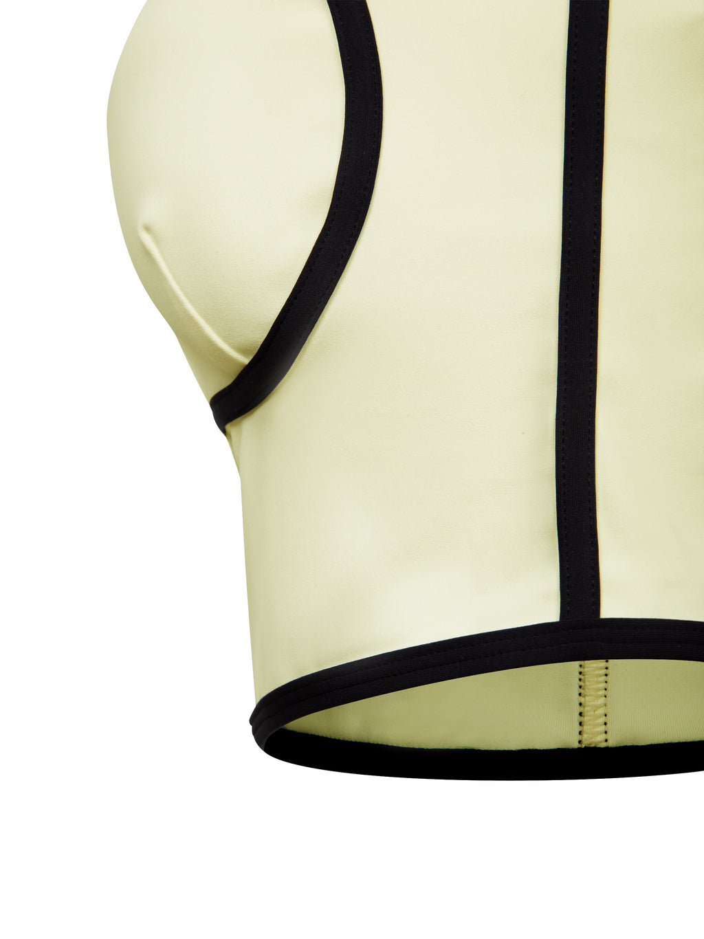 Women’s Color Block Yoga Sports Bra fabric detail view 4