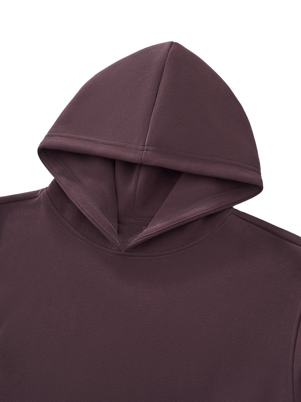 Essential Cropped Hoodie fabric detail view 1