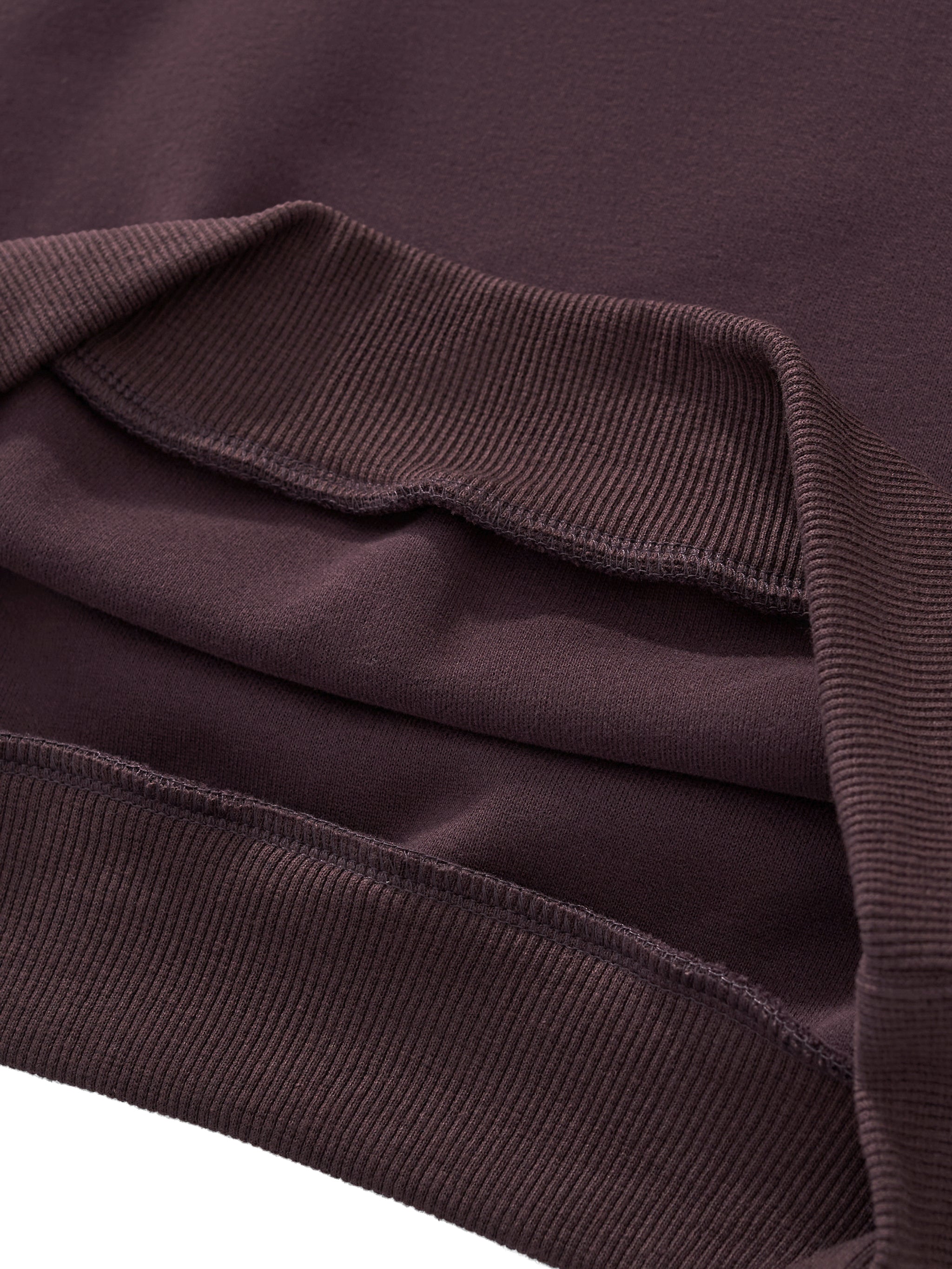 Essential Cropped Hoodie fabric detail view 2