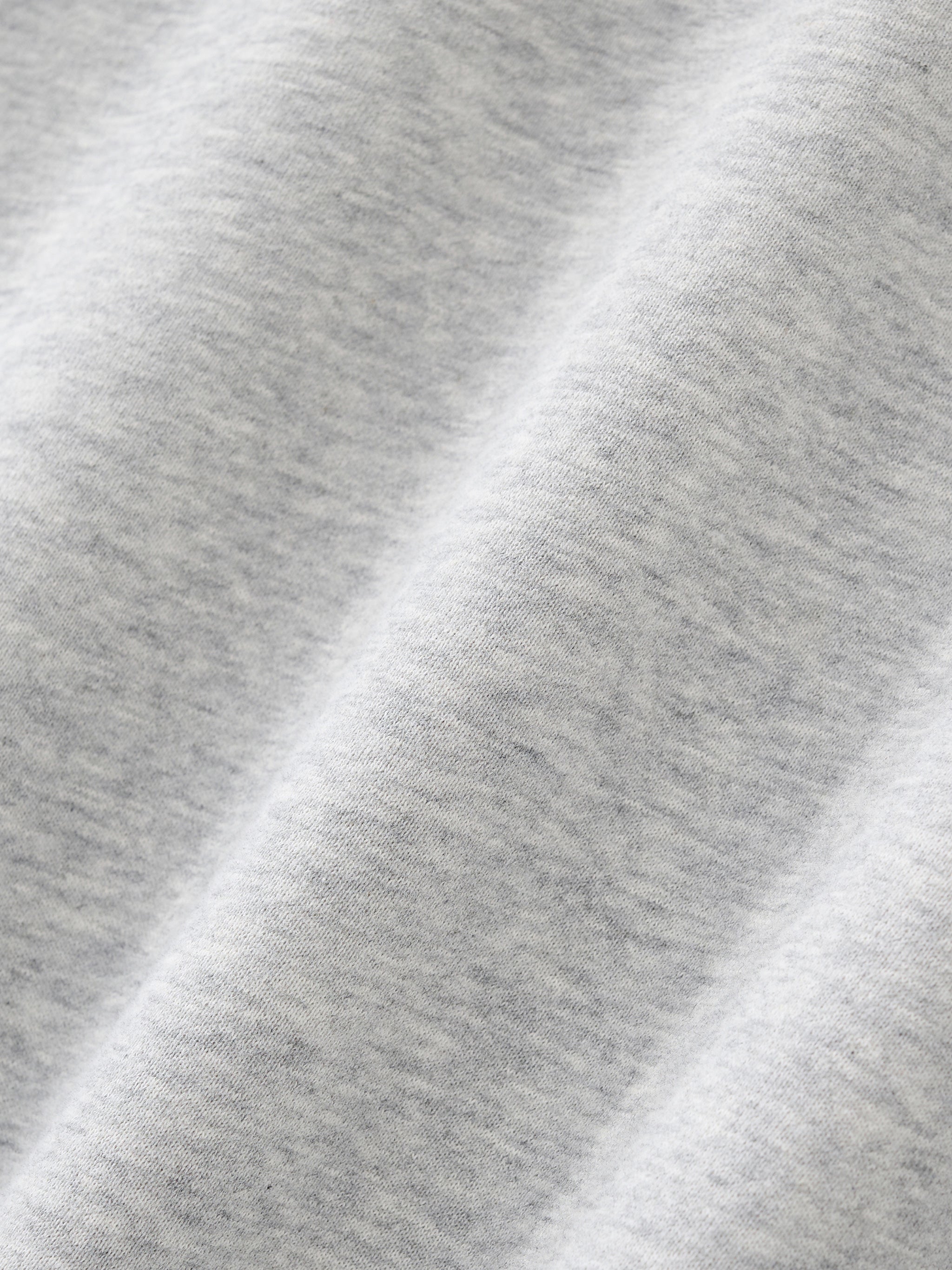 Essential Fleece Mock-Neck Crew Sweatshirt fabric detail view 4
