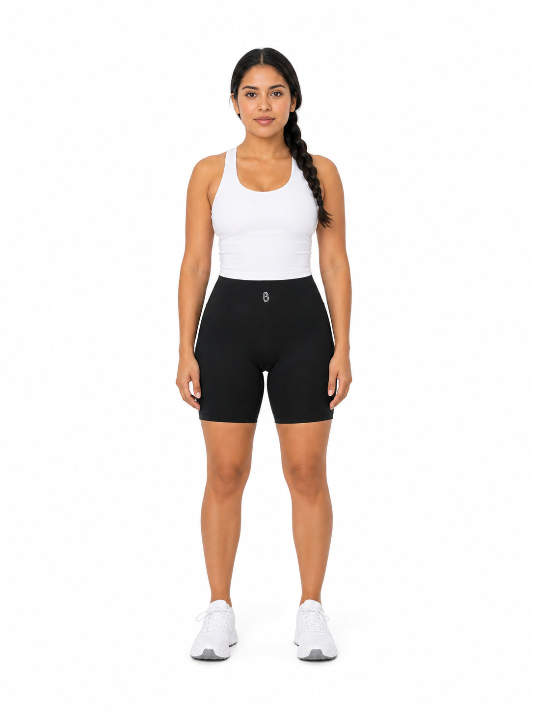 High-Waisted Blend Biker Shorts