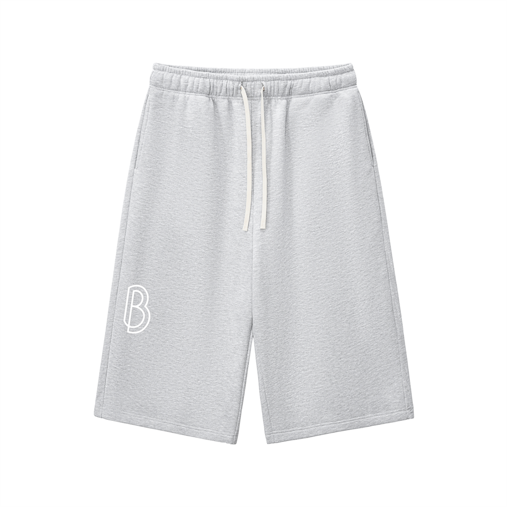 Relaxed Drawstring Three-quarter Sweatpants