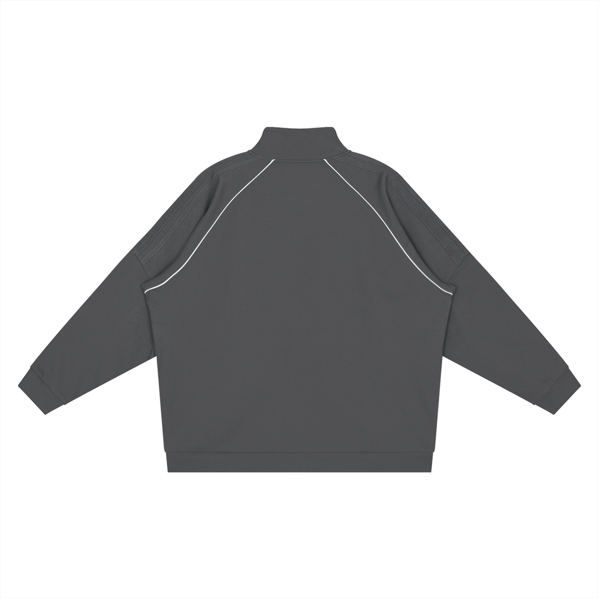 Reflection Striped Raglan Sleeve Jacket