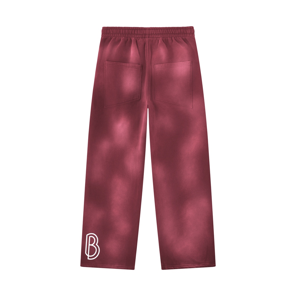 Sunfade Wide Leg Fleece Sweatpants