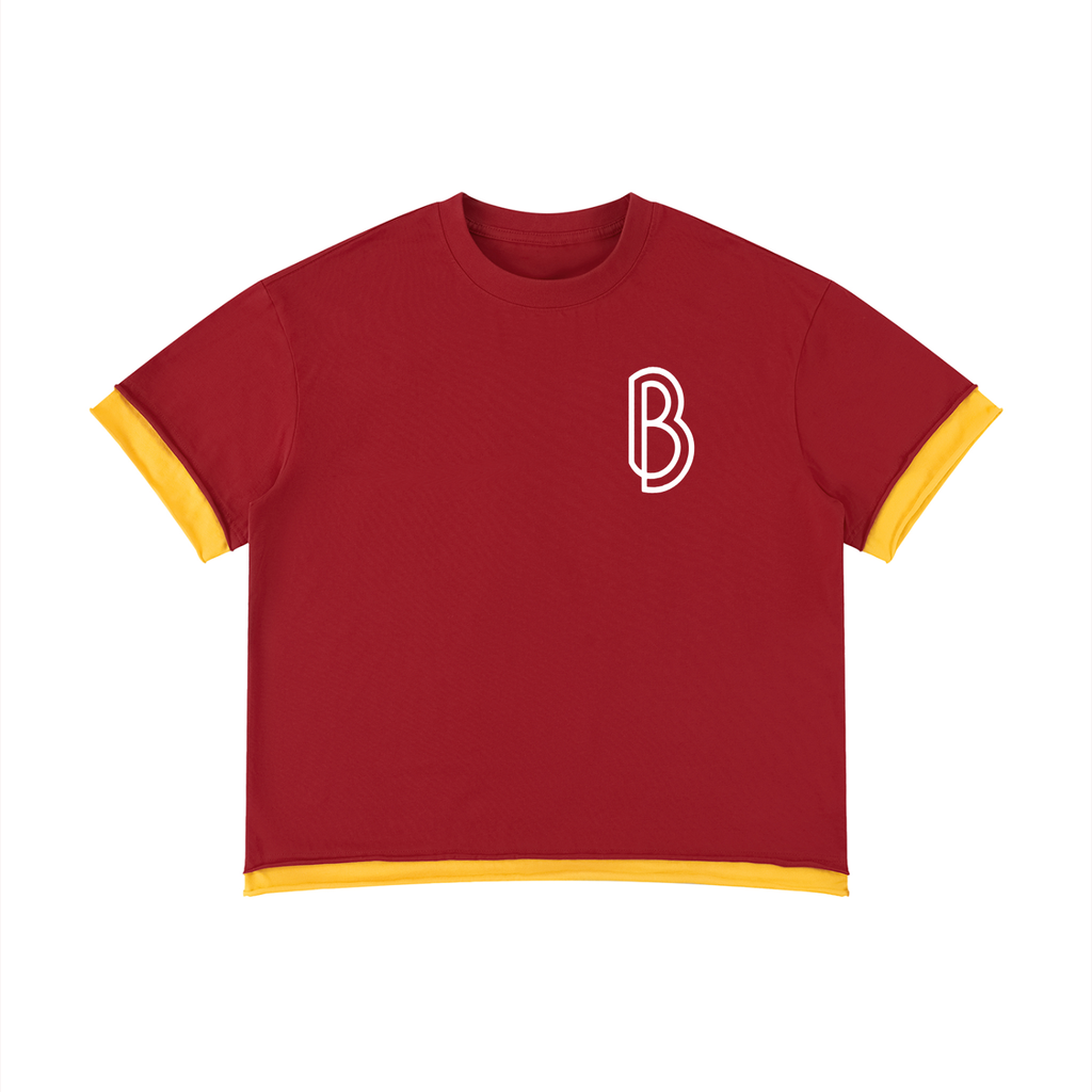 Boxy Color Block T-Shirt