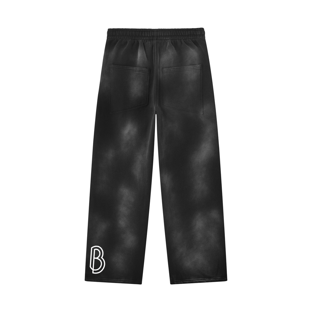 Sunfade Wide Leg Fleece Sweatpants