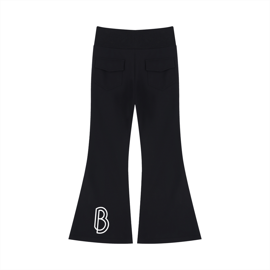 Women's Drawstring Flared Leg Pants