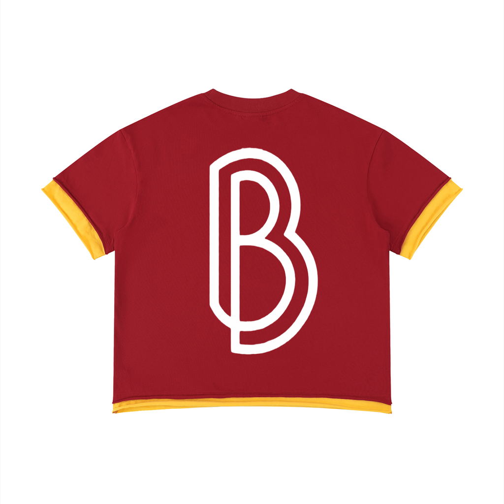 Boxy Color Block T-Shirt