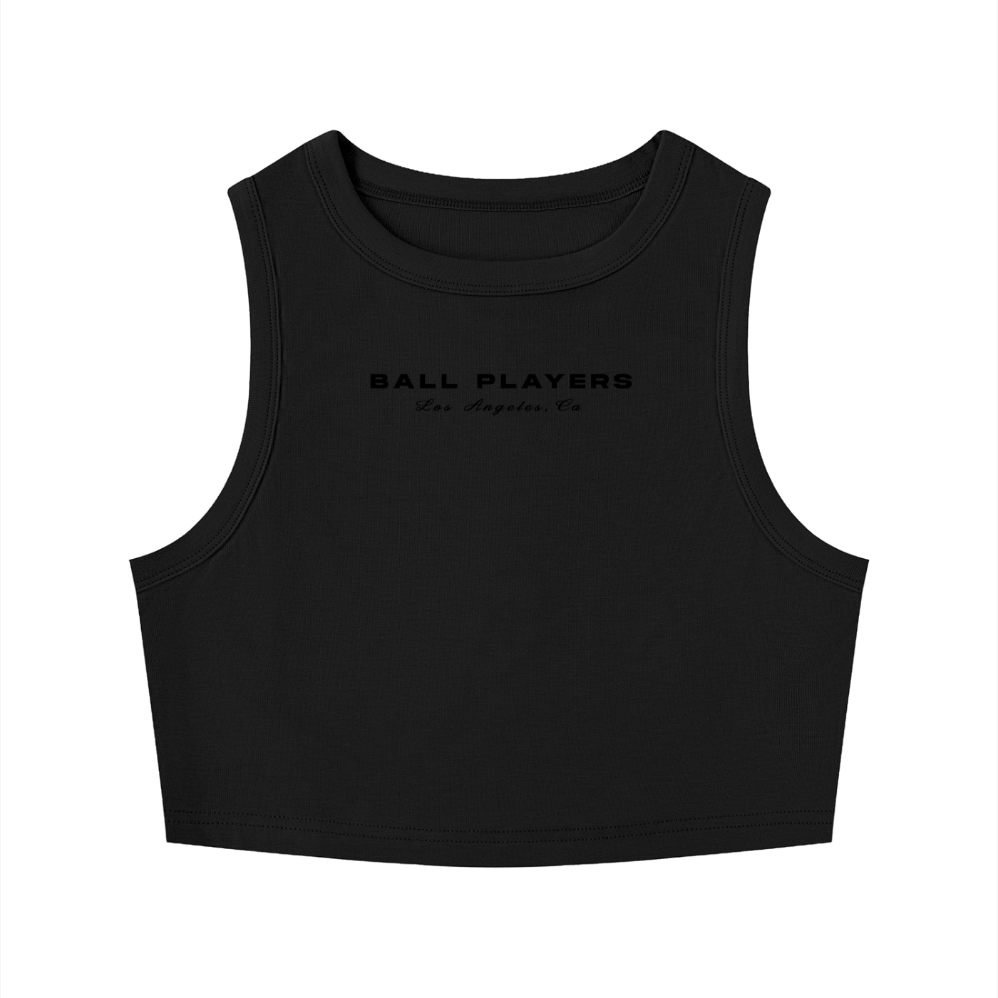 Women's Tight Crewneck Crop Tank Top