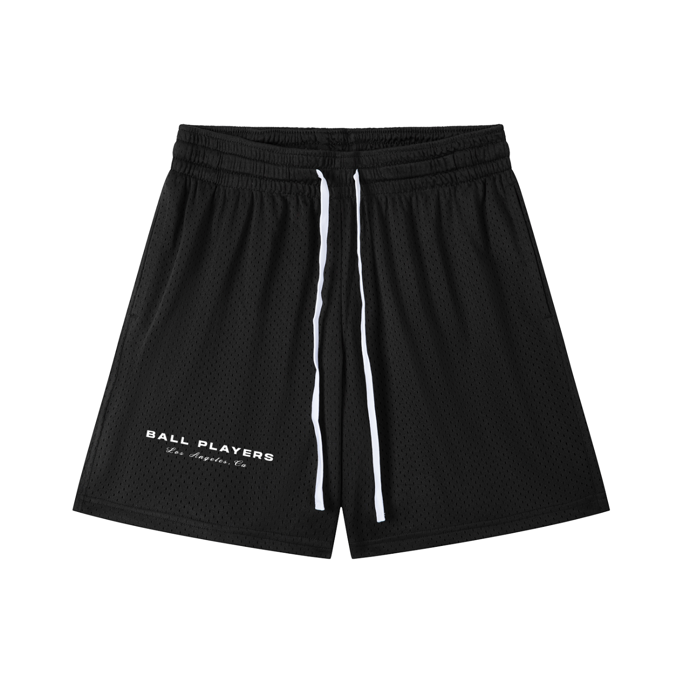 Mesh Drawstring Shorts