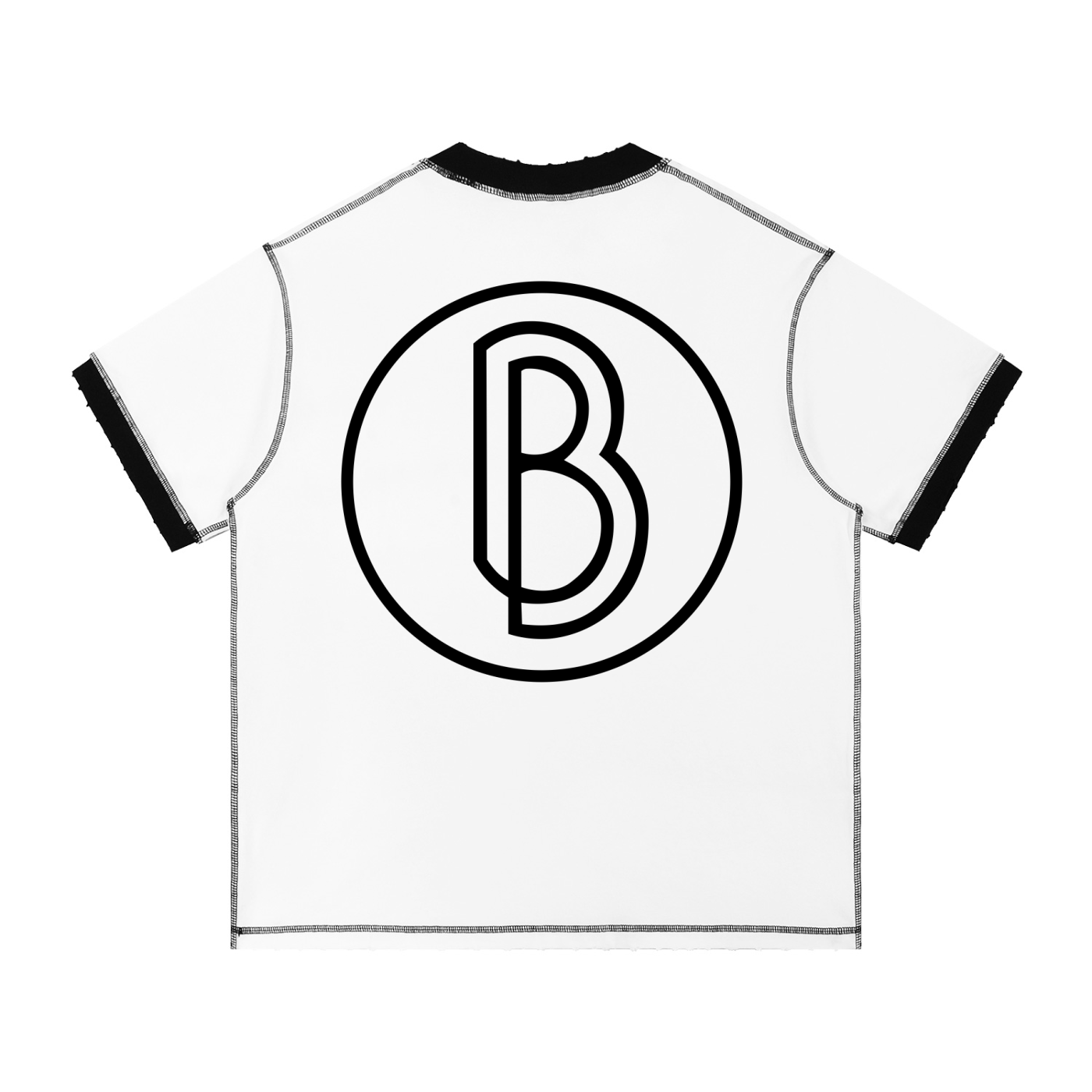 Contrast-Stitched Cotton T-Shirt