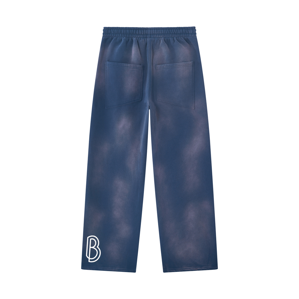Sunfade Wide Leg Fleece Sweatpants