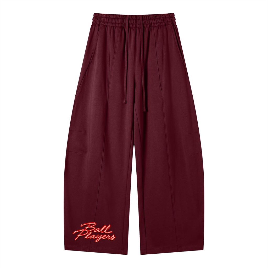 Heavyweight Wide Leg Panel Sweatpants