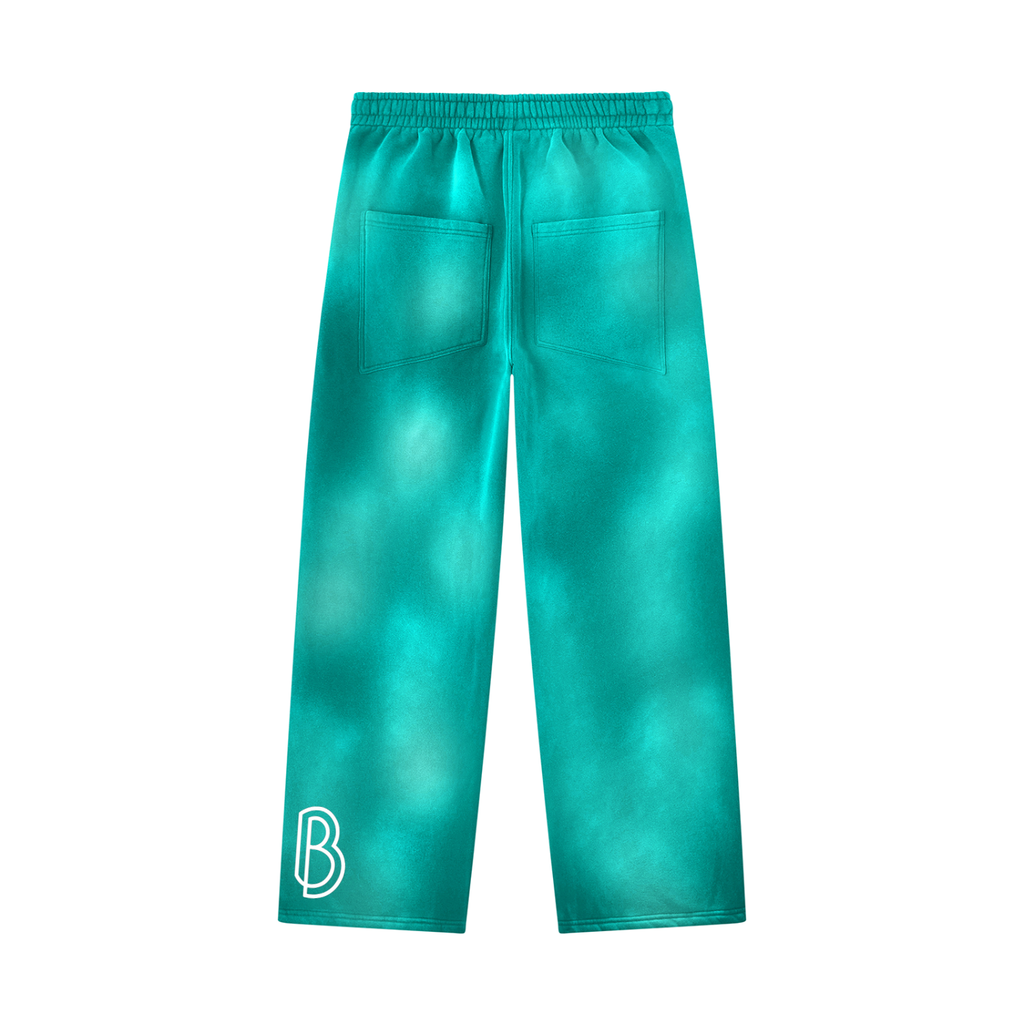 Sunfade Wide Leg Fleece Sweatpants