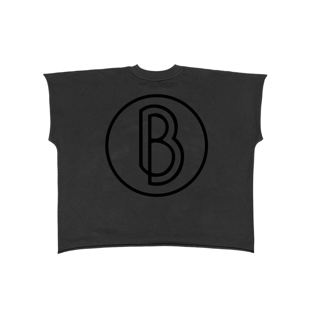 Raw Edge Boxy Non-Shrink T-Shirt