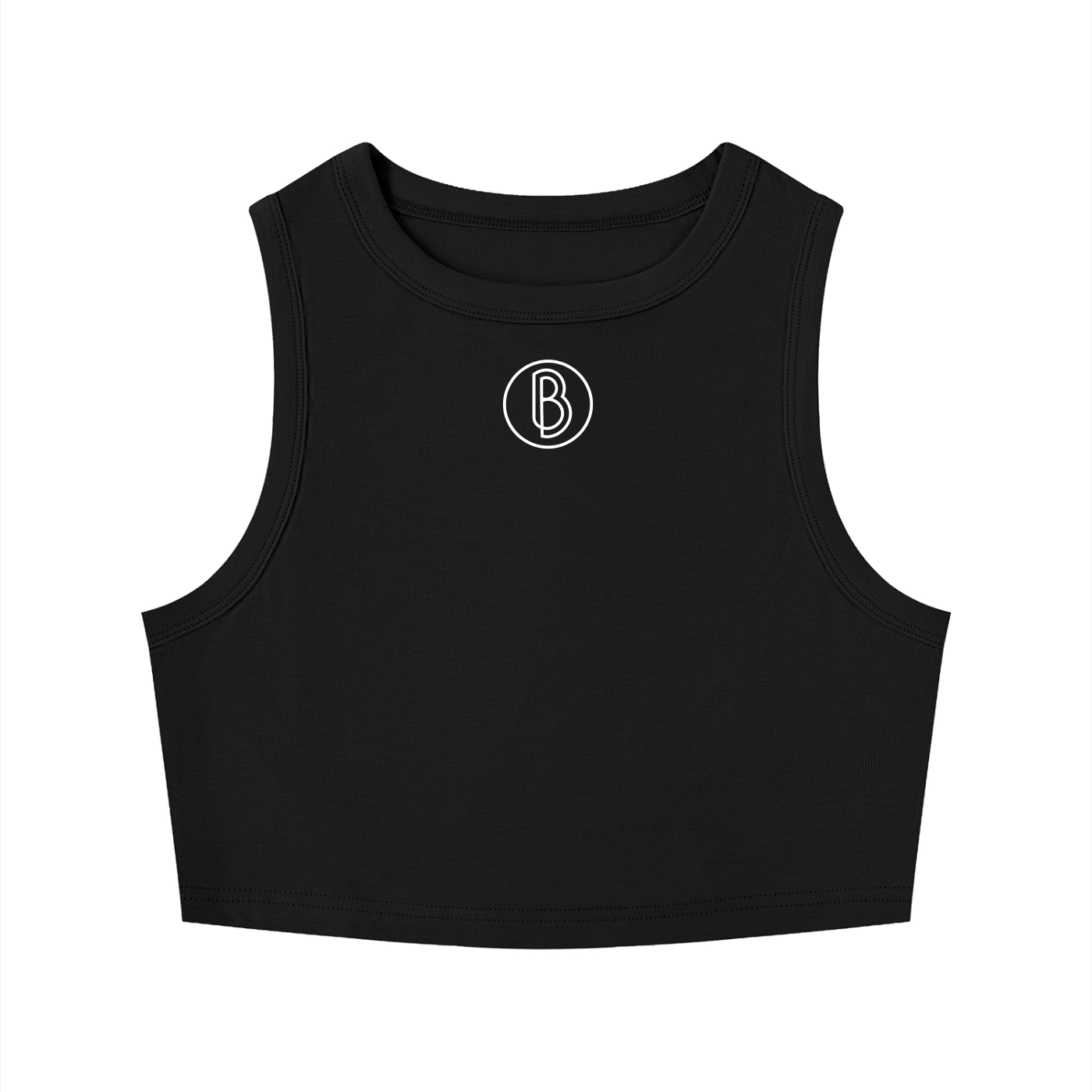 Women's Tight Crewneck Crop Tank Top