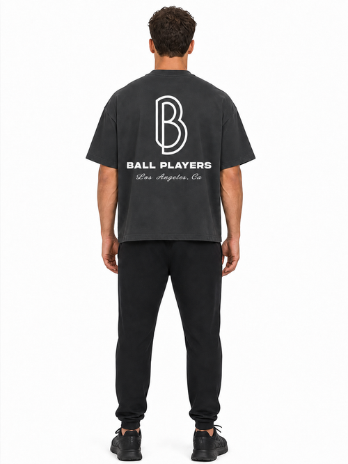 Classic Loose Boxy Tee back model view