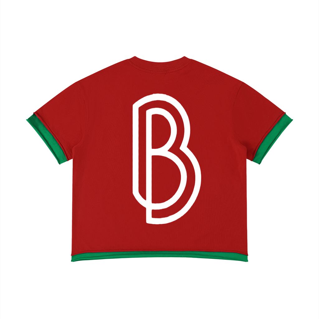 Boxy Color Block T-Shirt