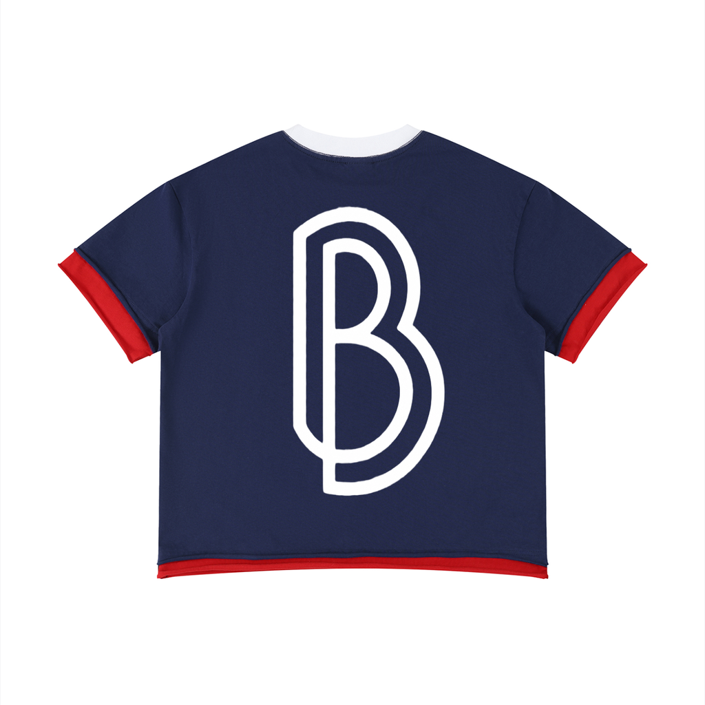 Boxy Color Block T-Shirt