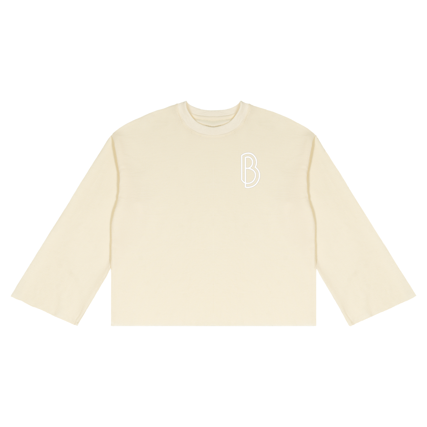 Waffle Raw Edge T-Shirt