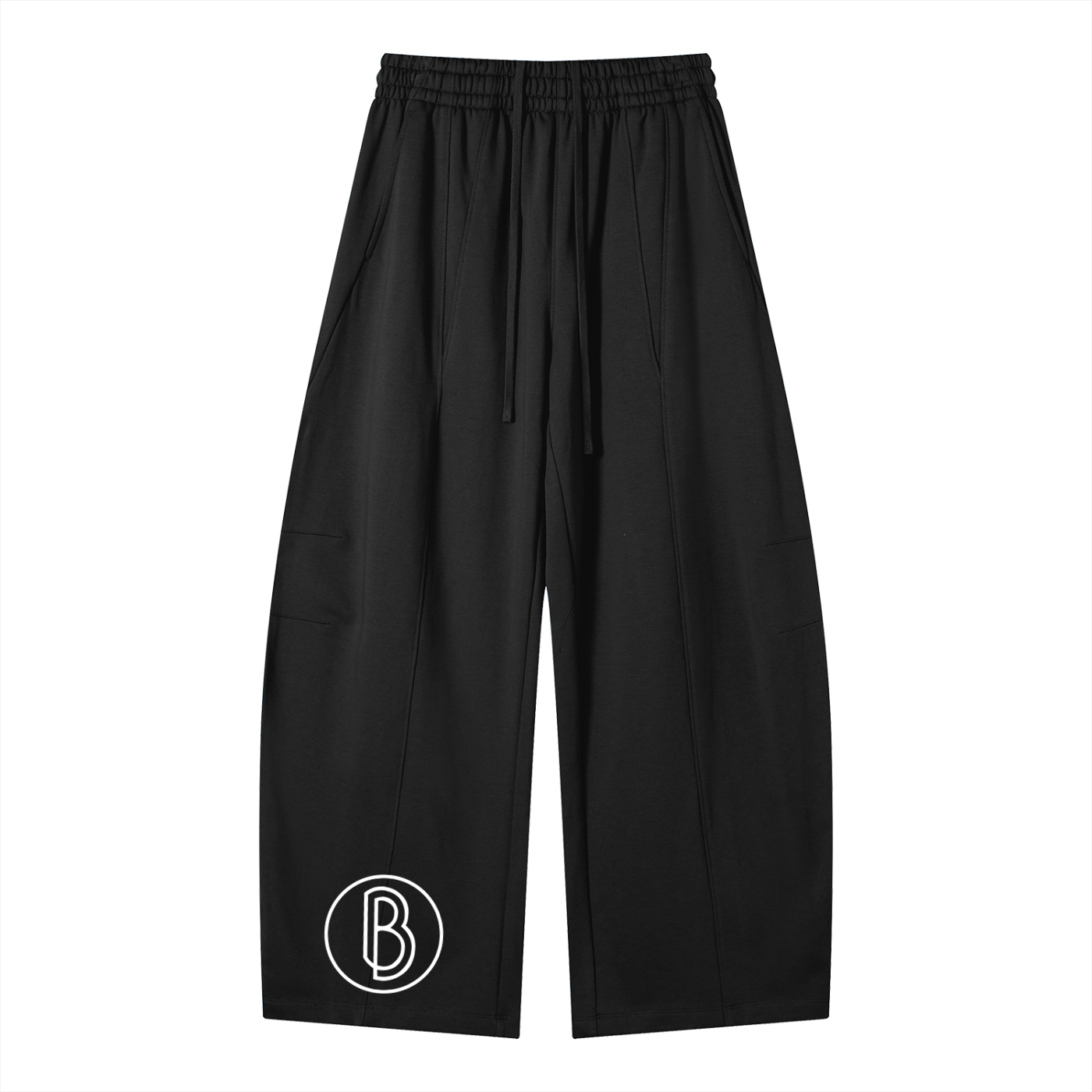 Heavyweight Wide Leg Panel Sweatpants
