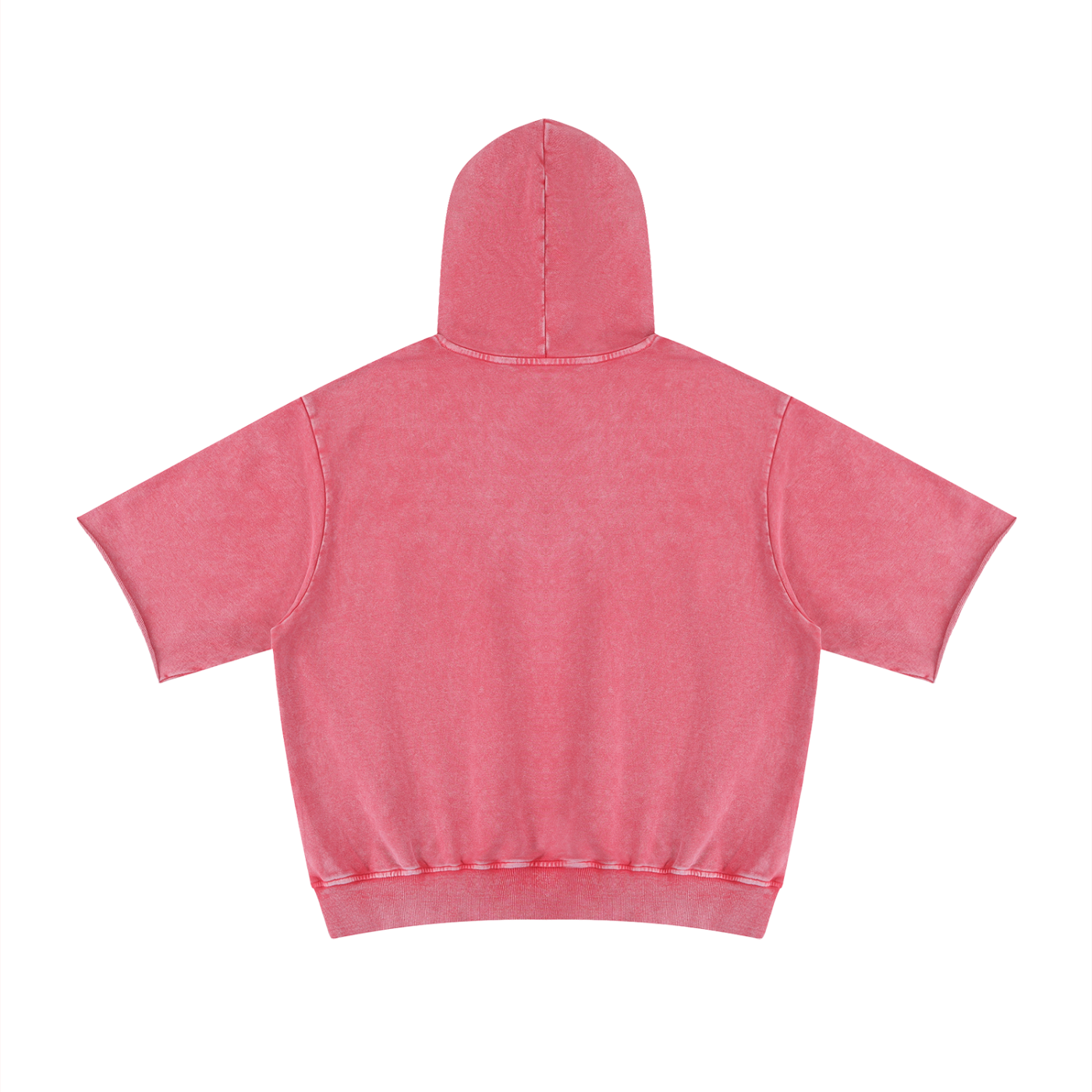 Mineral Wash Short Sleeve Hoodie