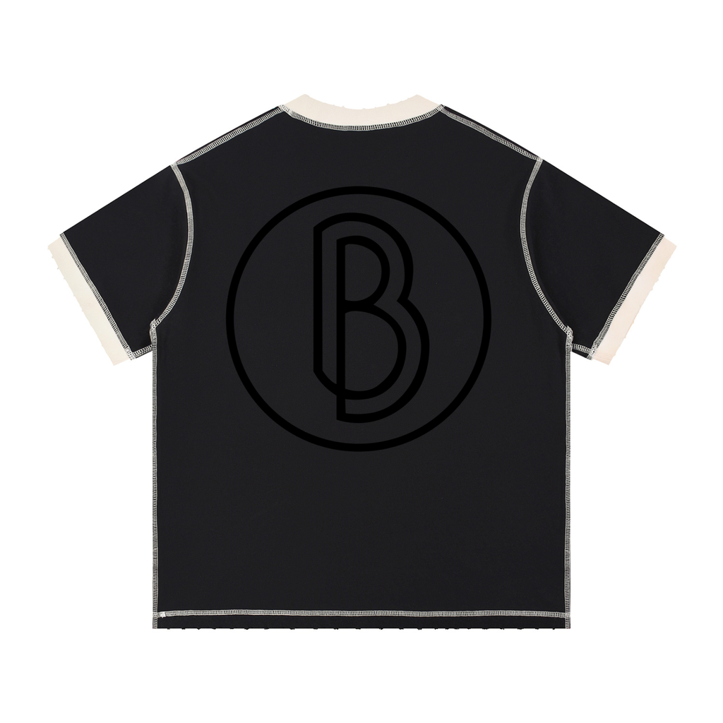 Contrast-Stitched Cotton T-Shirt