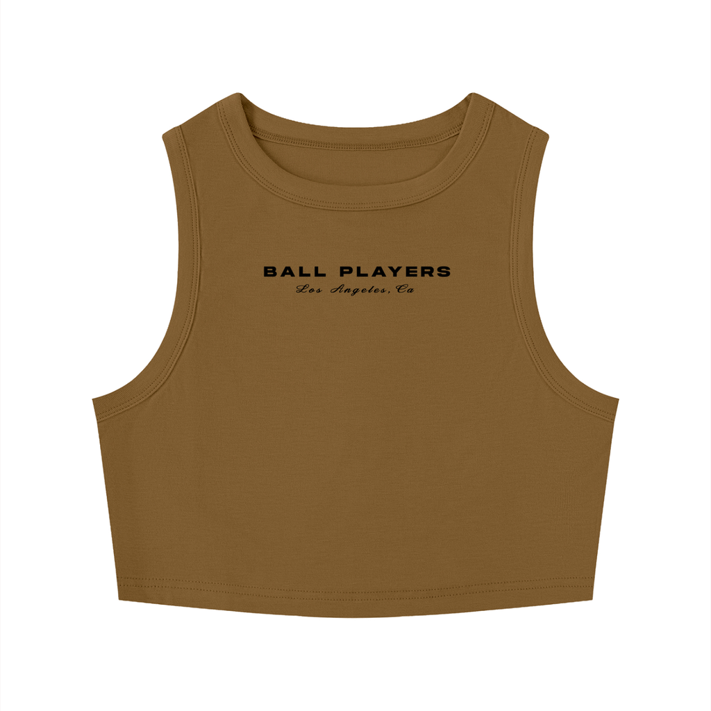 Women's Tight Crewneck Crop Tank Top