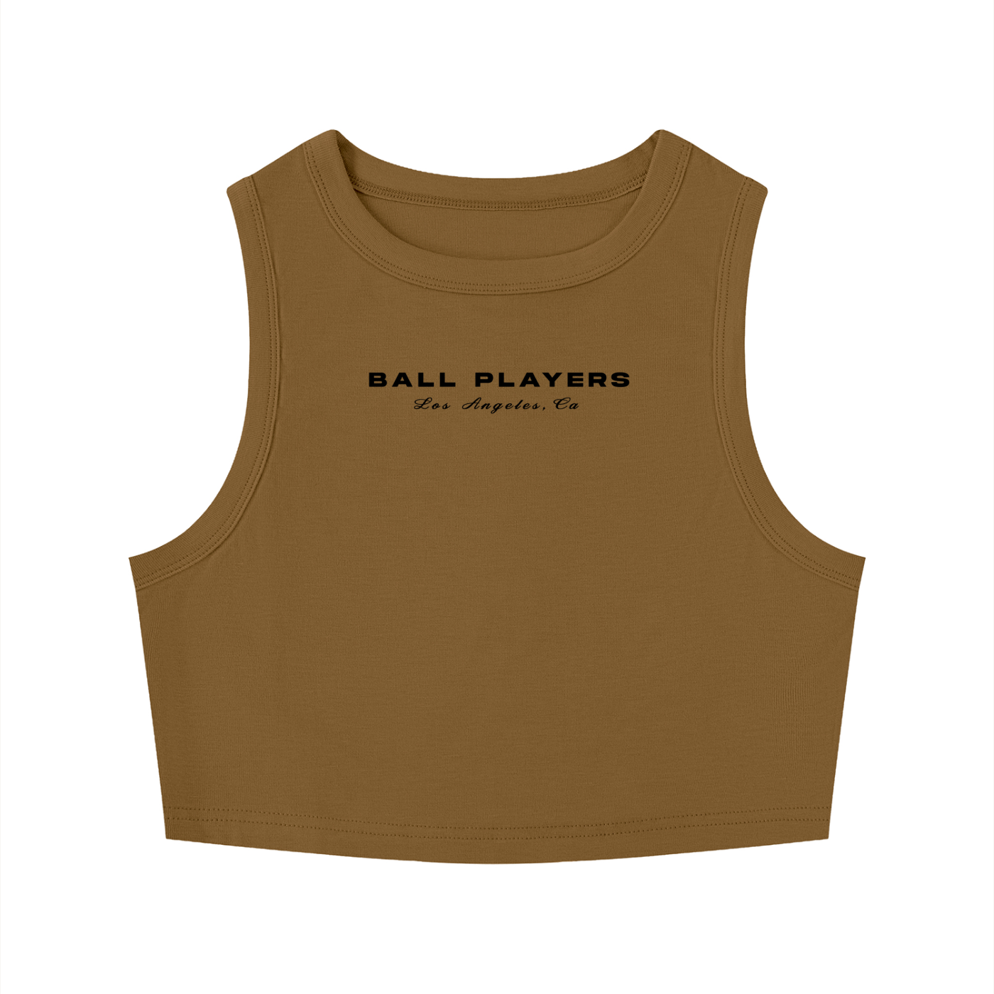 Women's Tight Crewneck Crop Tank Top