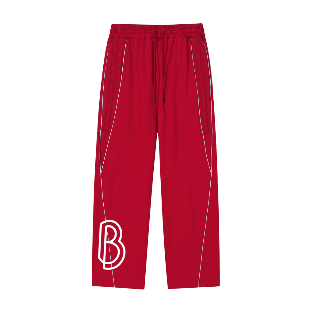 Reflection Striped Straight-Leg Sweatpants