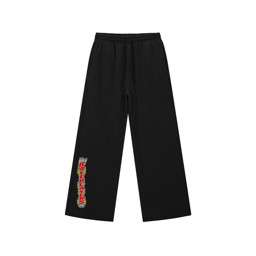 Snow Washed Raw Edge Sweatpants