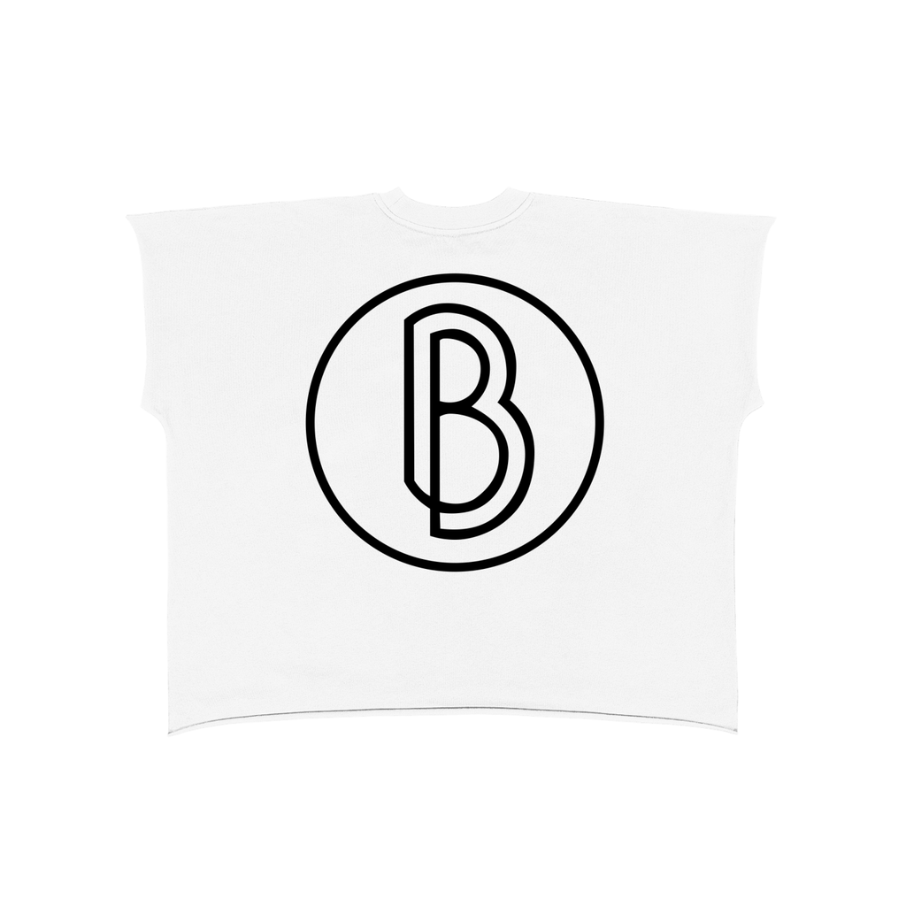 Raw Edge Boxy Non-Shrink T-Shirt