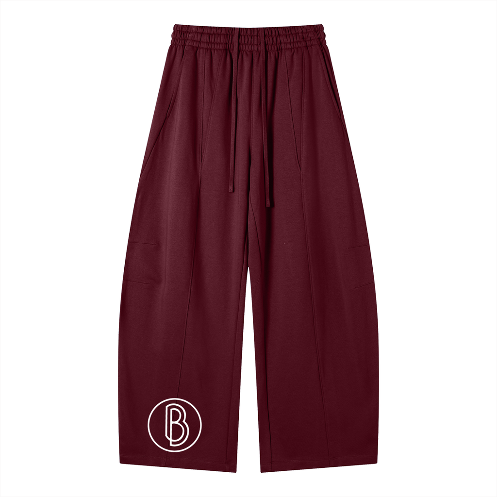 Heavyweight Wide Leg Panel Sweatpants