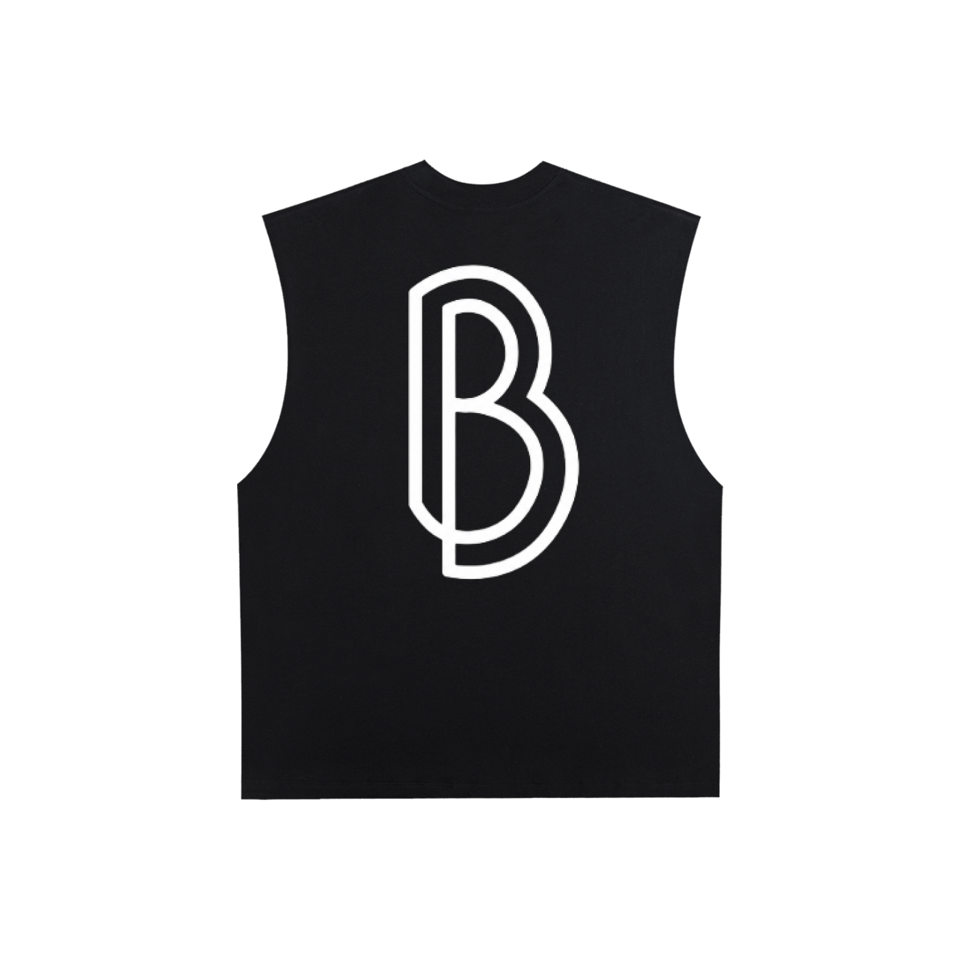 Raw Edge Cotton Tank Top