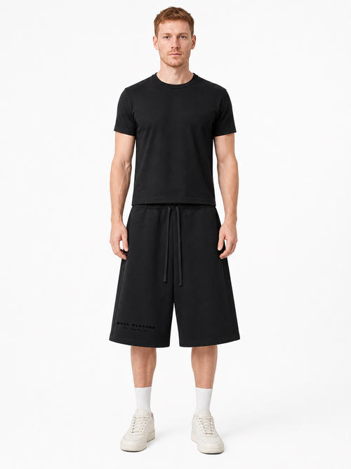 Essential Heavyweight Fleece Shorts front model view