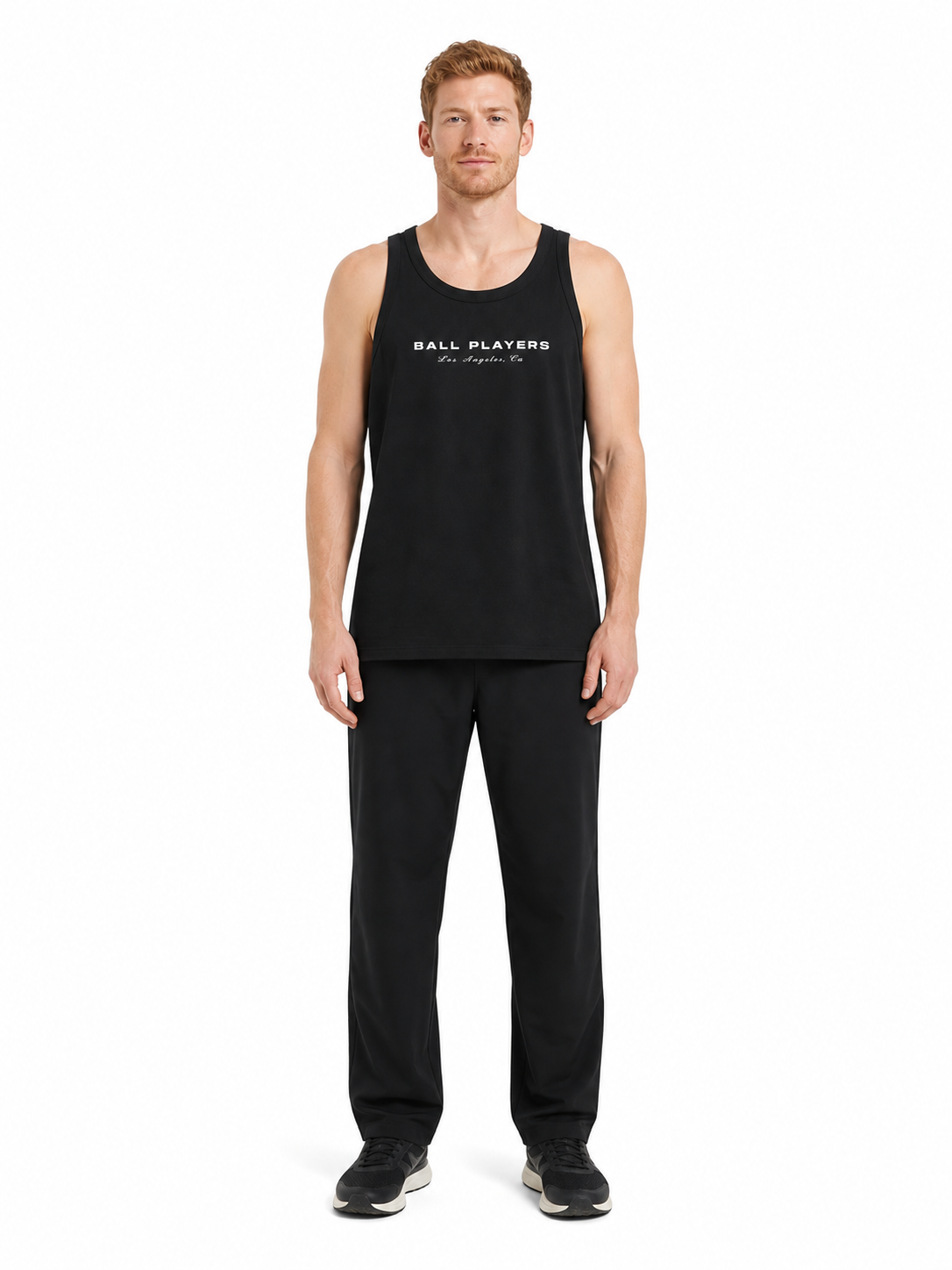 Essential Performance Tank Top front model view