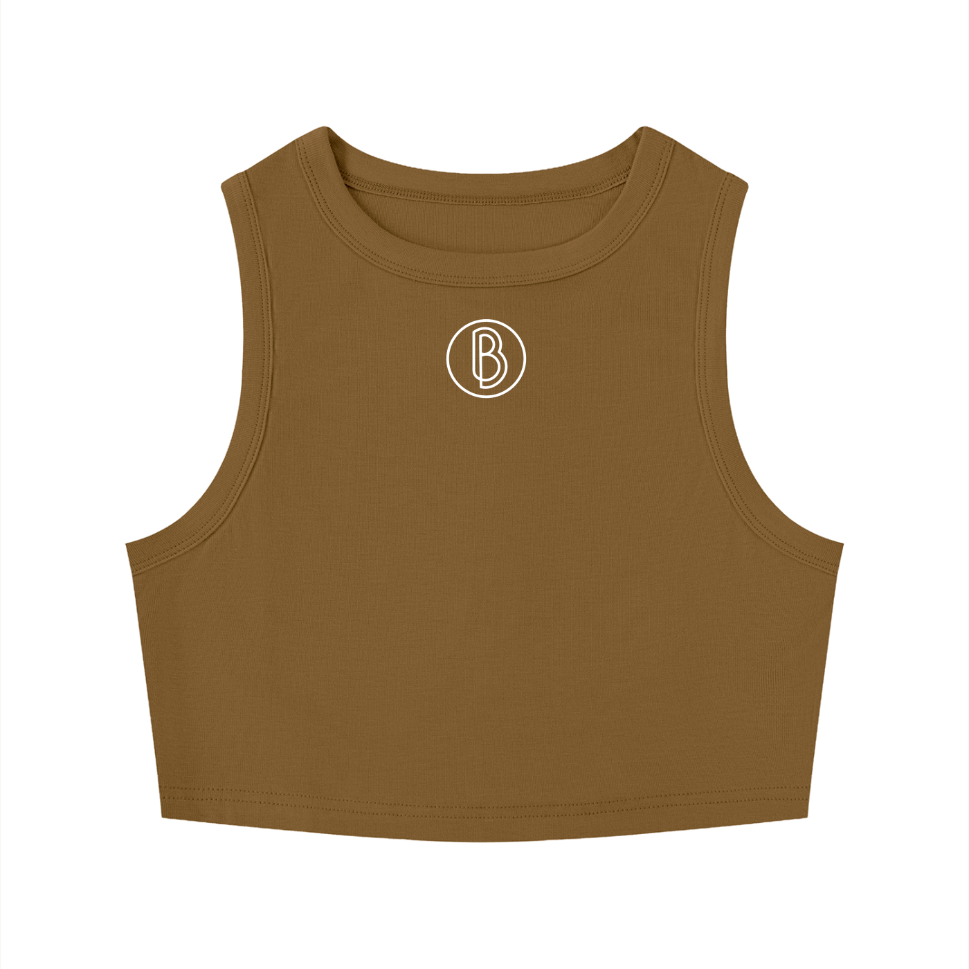 Women's Tight Crewneck Crop Tank Top