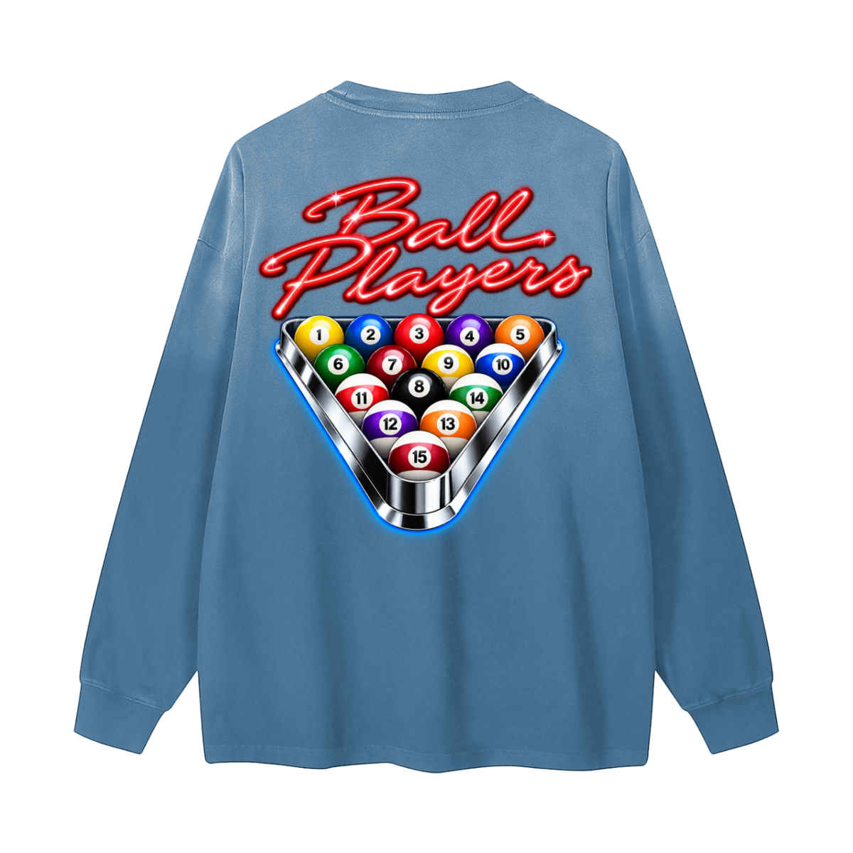 Gradient Washed Long Sleeve T-Shirt