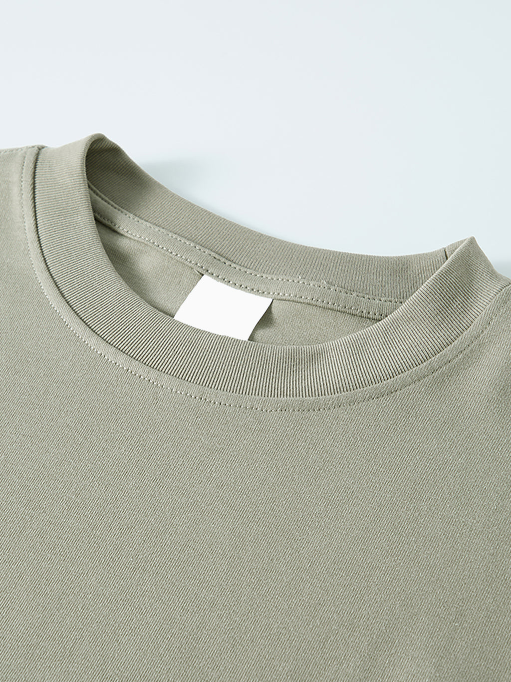 Oversized Mens Long Sleeve T-Shirt fabric detail view 1