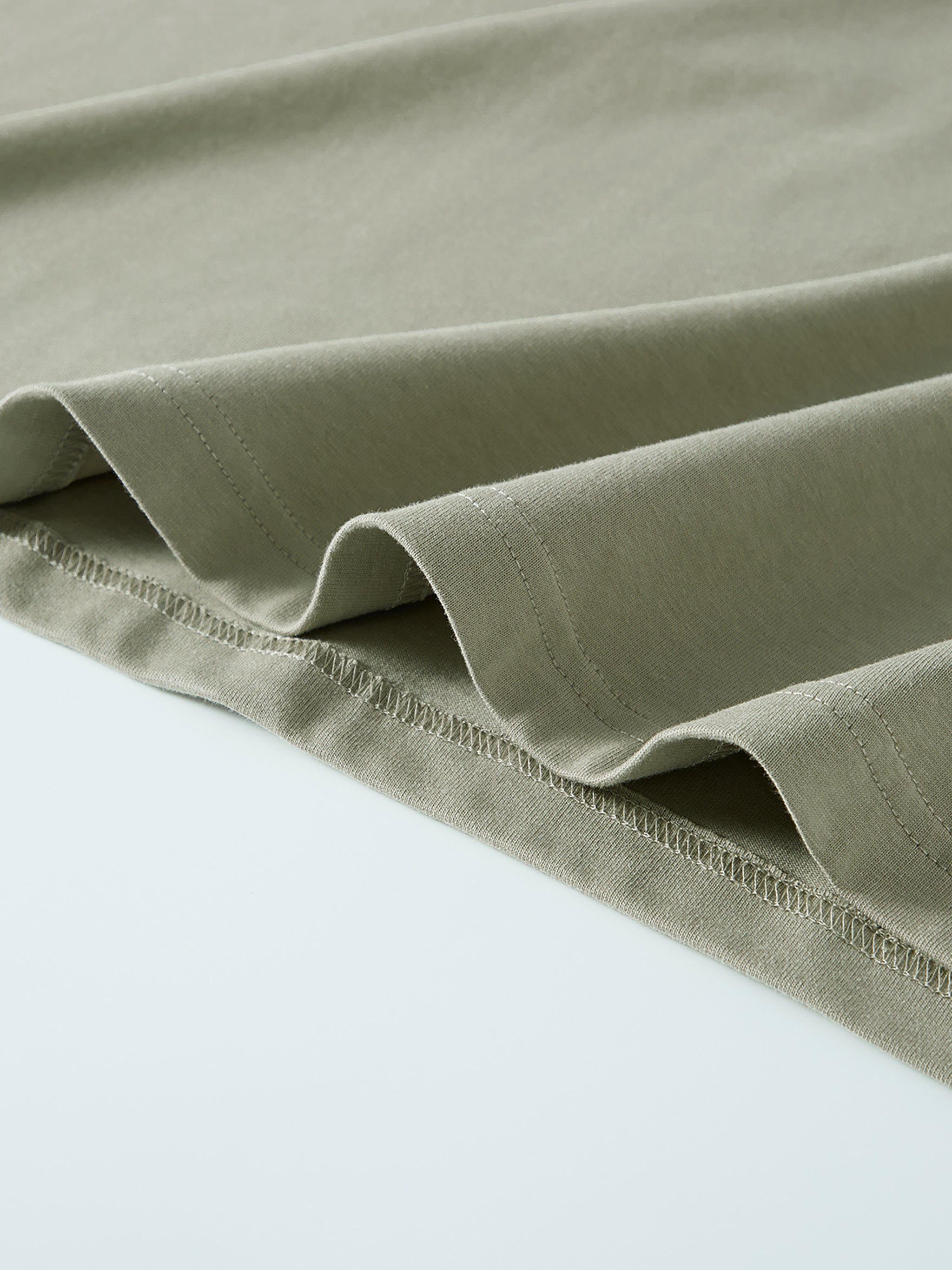 Oversized Mens Long Sleeve T-Shirt fabric detail view 6
