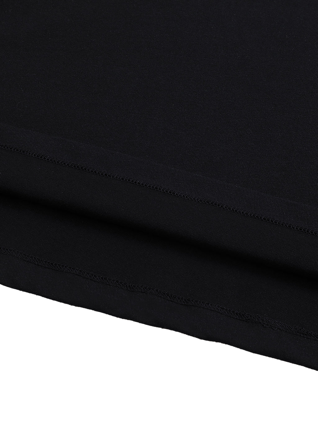 Raw Edge Cotton Tank Top fabric detail view 3