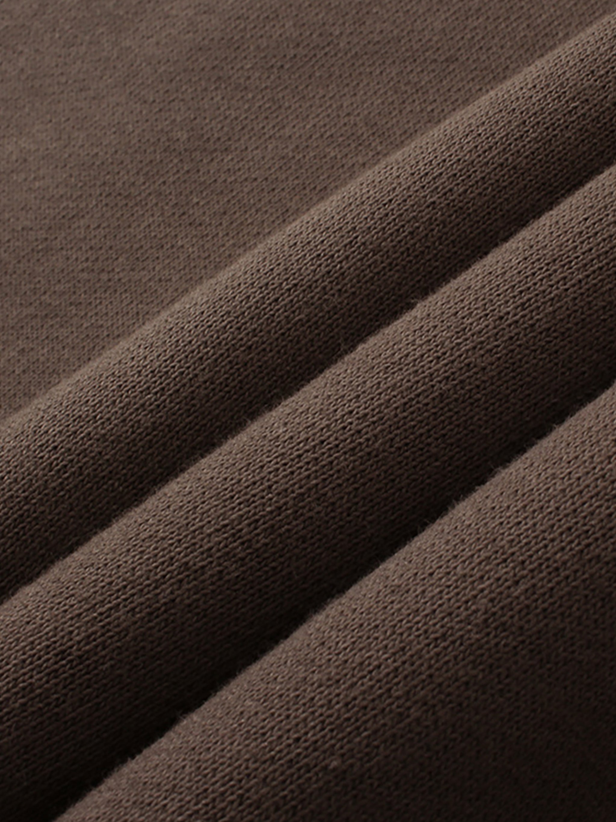 Solid Color Straight-Leg Sweatpants fabric detail view 5