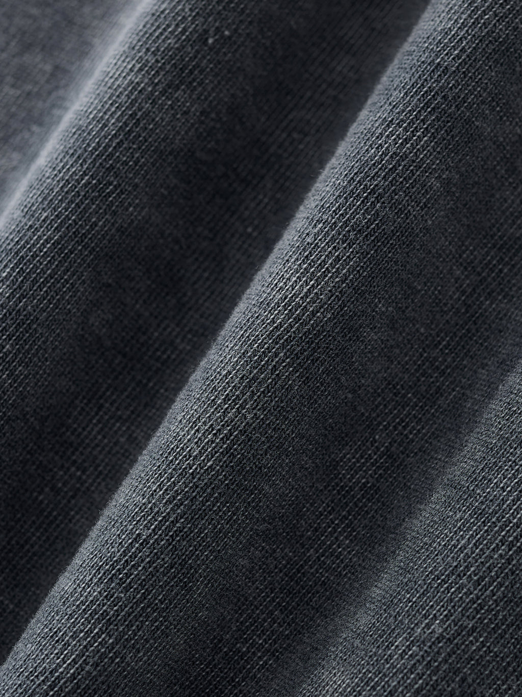 Snow Wash Raw-Hem Boxy T-shirt fabric detail view 4