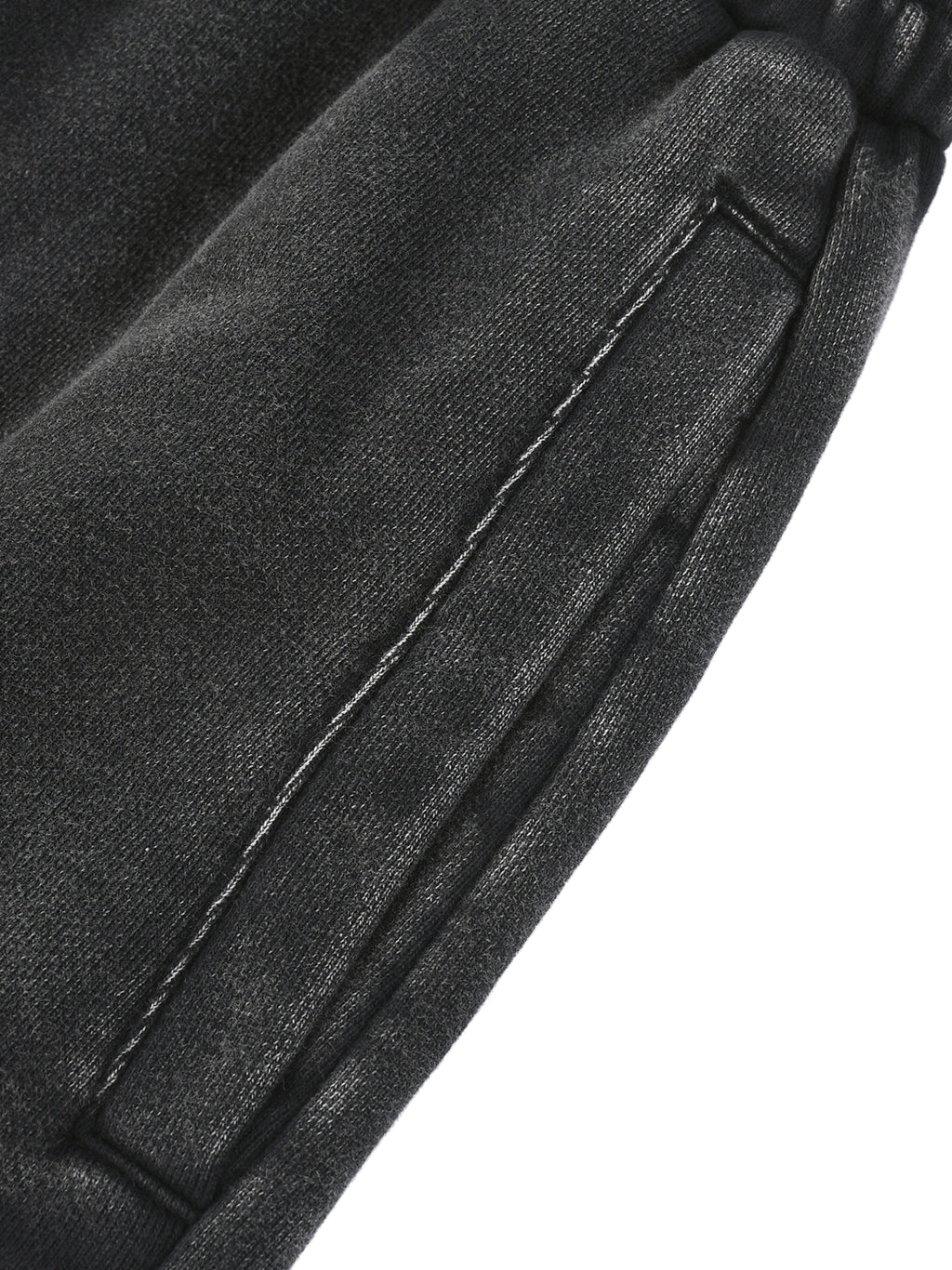 Snow Wash Heavyweight Sweatpants fabric detail view 6
