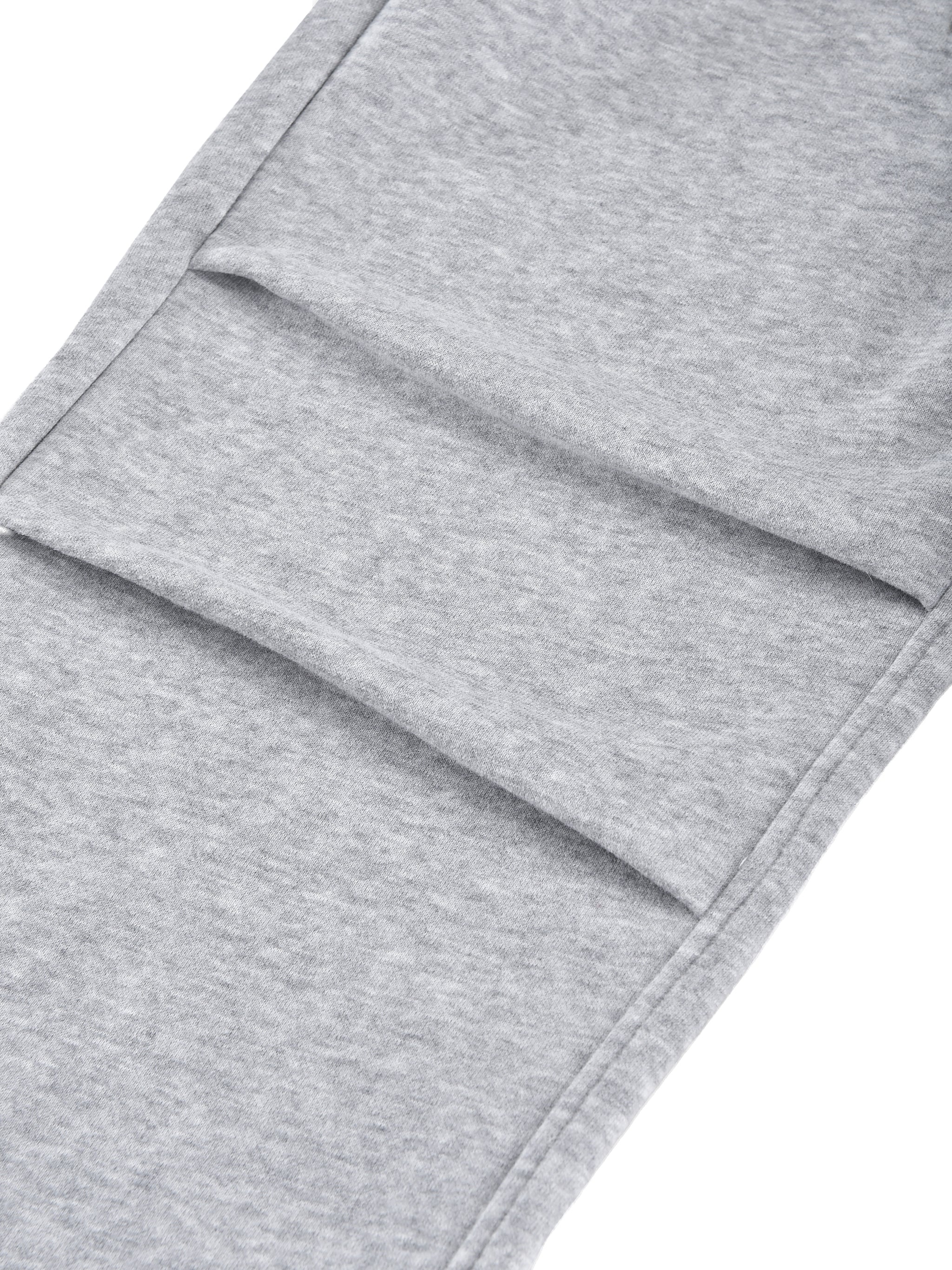 Essential Kids' Straight-Leg Sweatpants fabric detail view 3