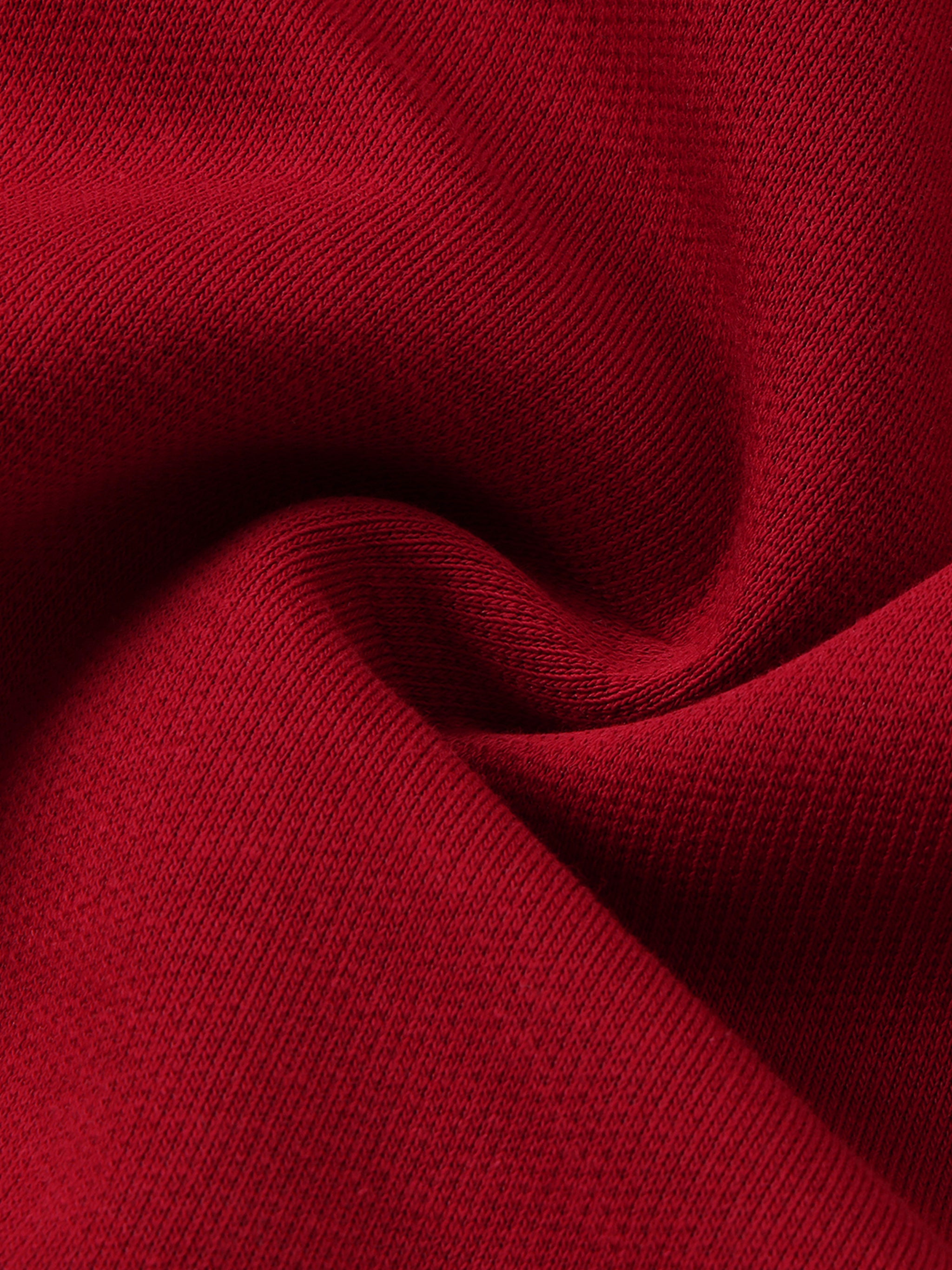 Contrast Raglan Sleeve Baseball Jacket fabric detail view 5