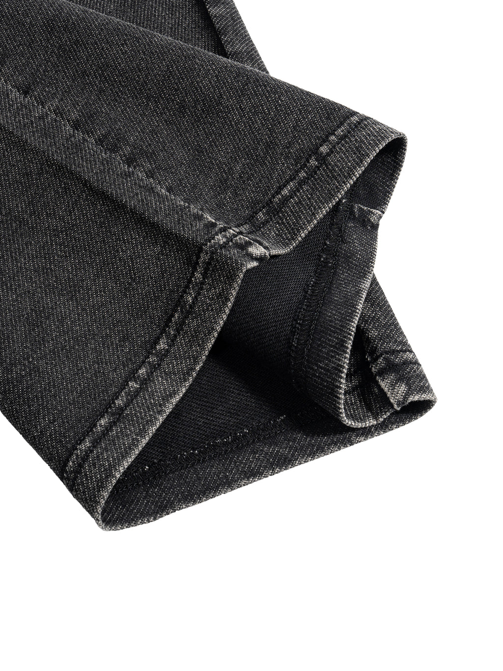 Snow Wash Drawstring Cotton Pants fabric detail view 5