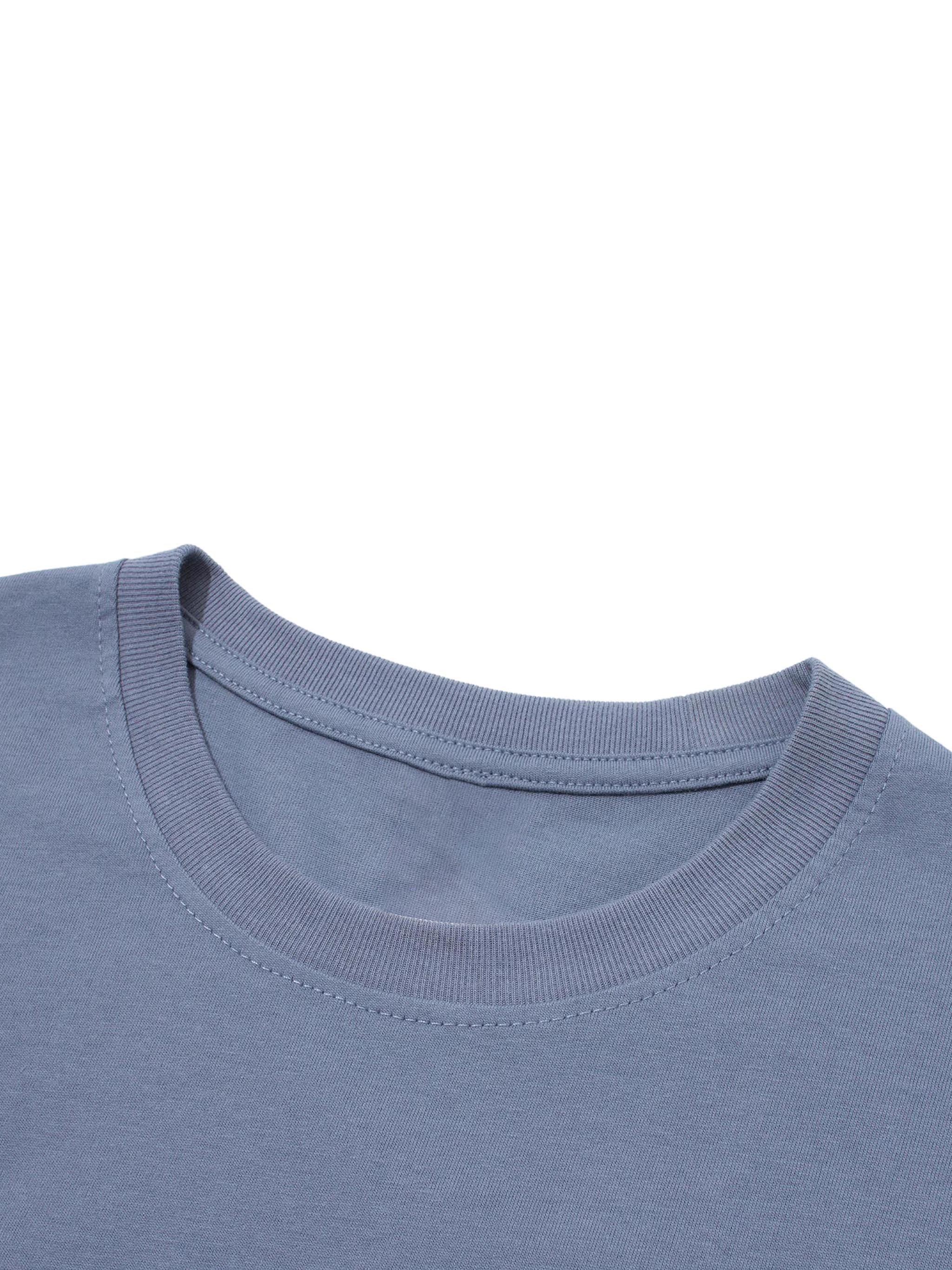 Streetwear Loose Drop Shoulder T-Shirt fabric detail view 1