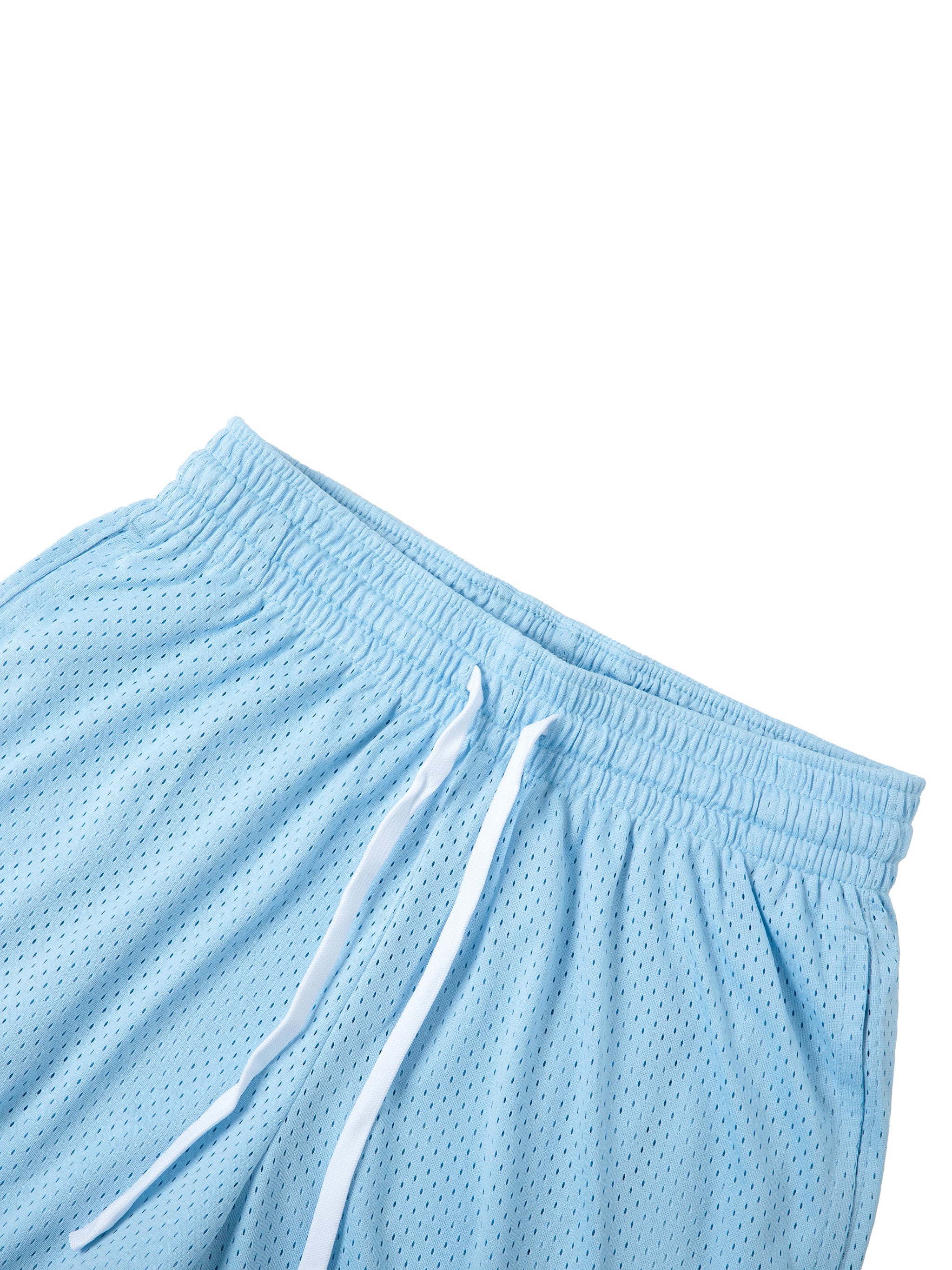 Mesh Drawstring Shorts fabric detail view 1