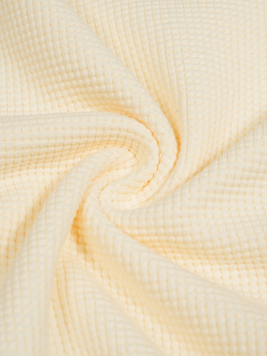 Unisex Waffle Raw Edge T-Shirt fabric detail view 6